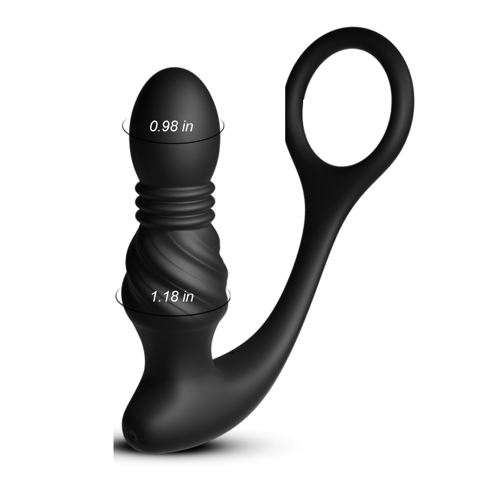 The Red Peach Delightful Double Cock Ring
